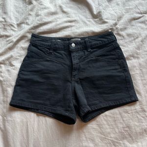 Retro denim shorts